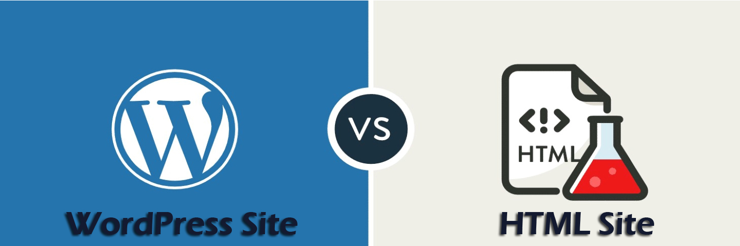 wordpress vs HTML site-ahomtech.com