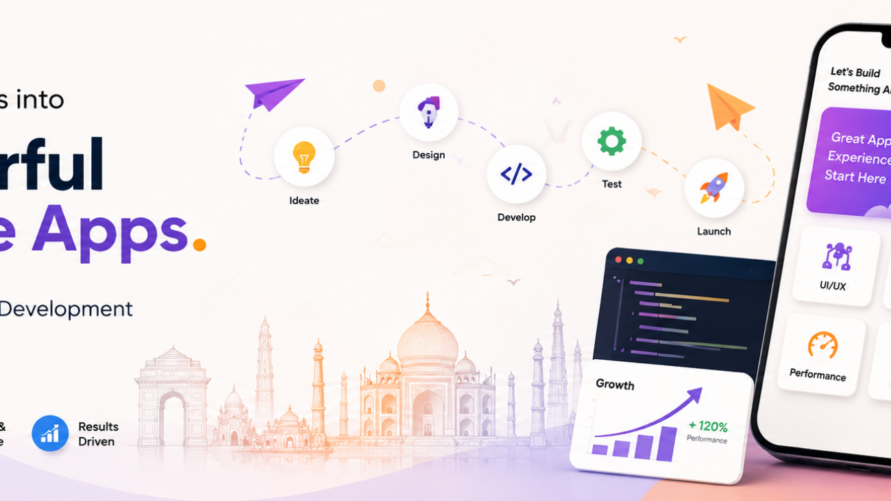 App development agency in India — Ahom Technologies