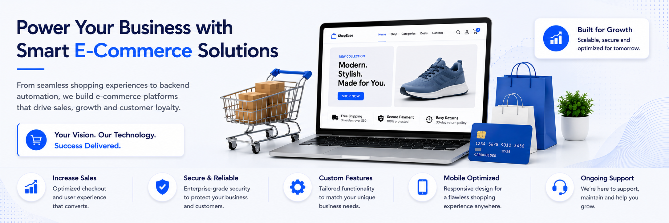 What Ahom Technologies delivers as an e-commerce development company in India