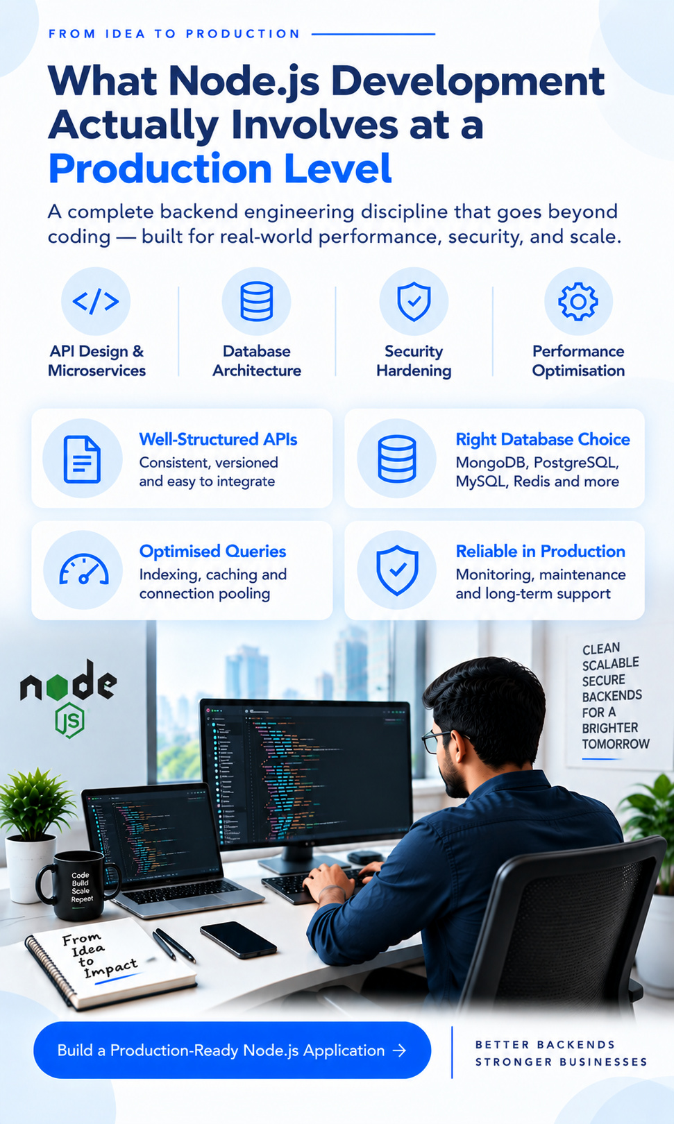  What a Node.js development company in Gurgaon produces at production level 