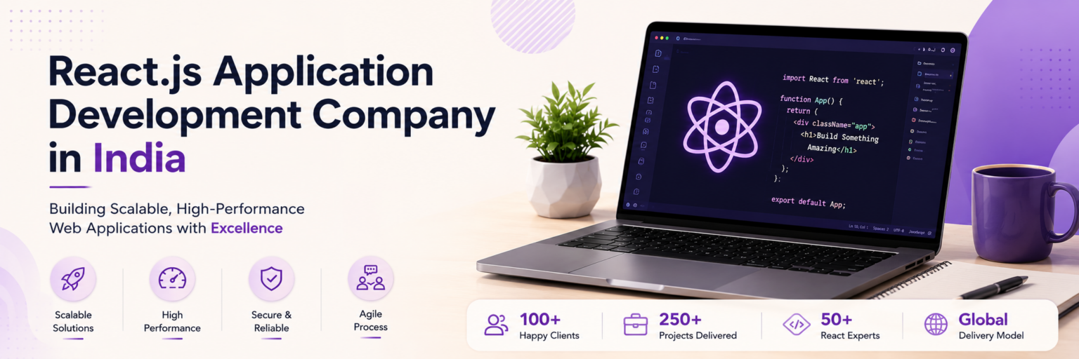 React.js application development company in India — Ahom Technologies