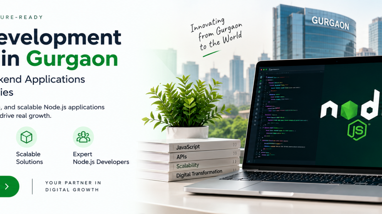 Node.js development company in Gurgaon — Ahom Technologies