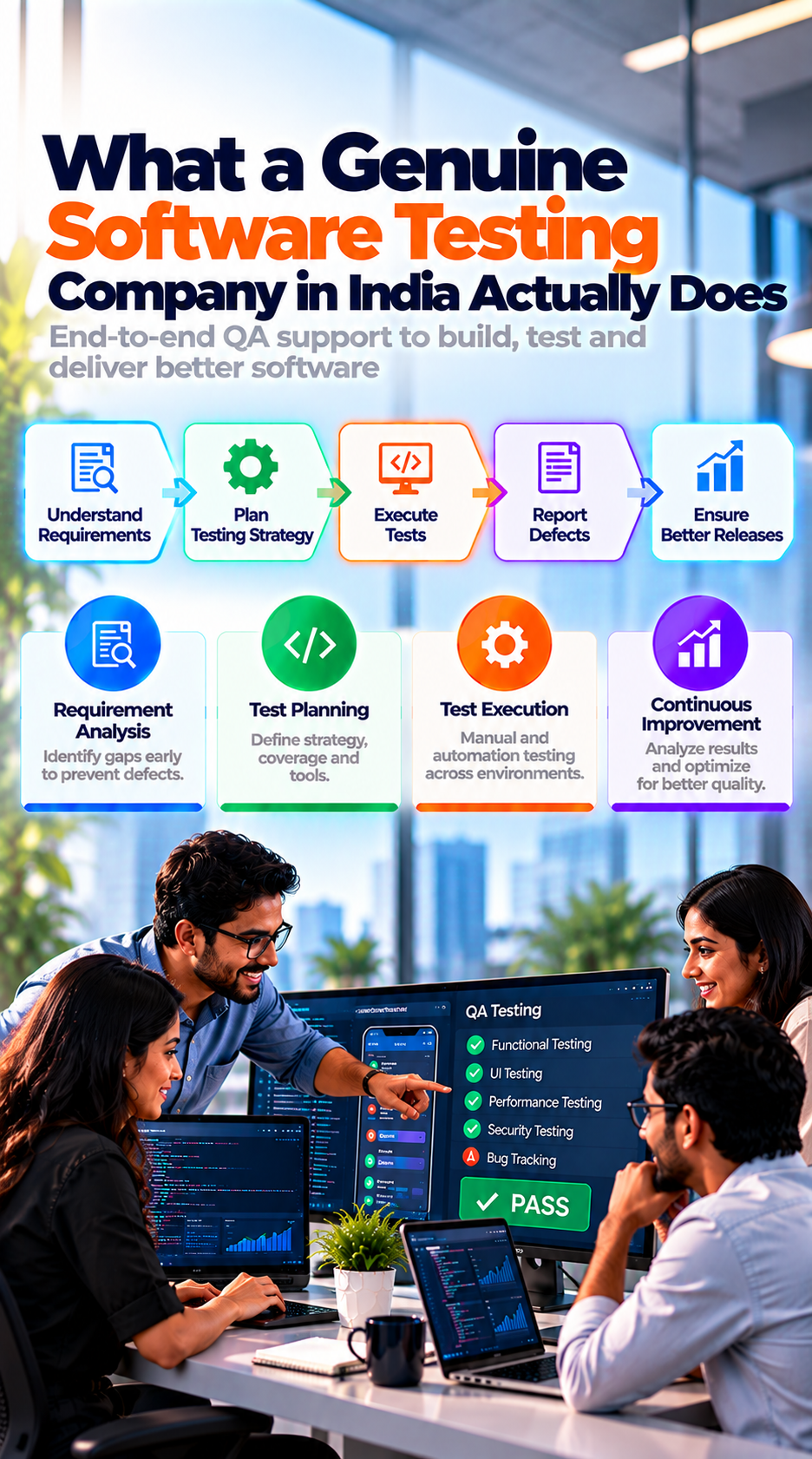 What a genuine software testing company in India actually does 