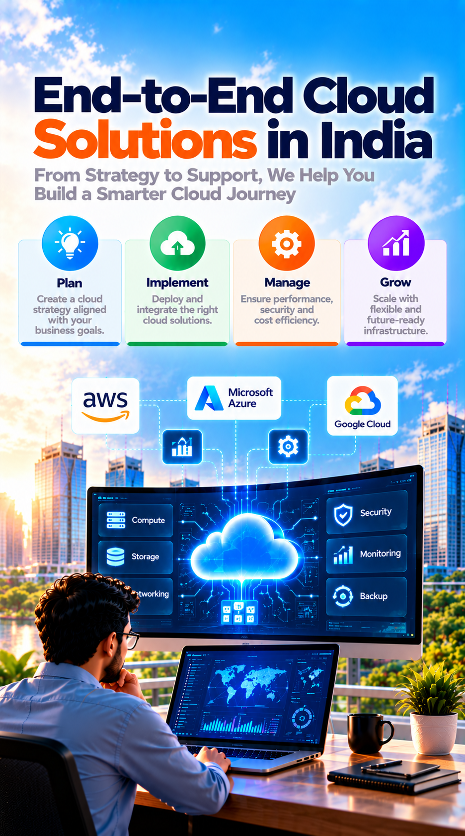 Cloud DevOps delivery framework Ahom Technologies cloud development services 
