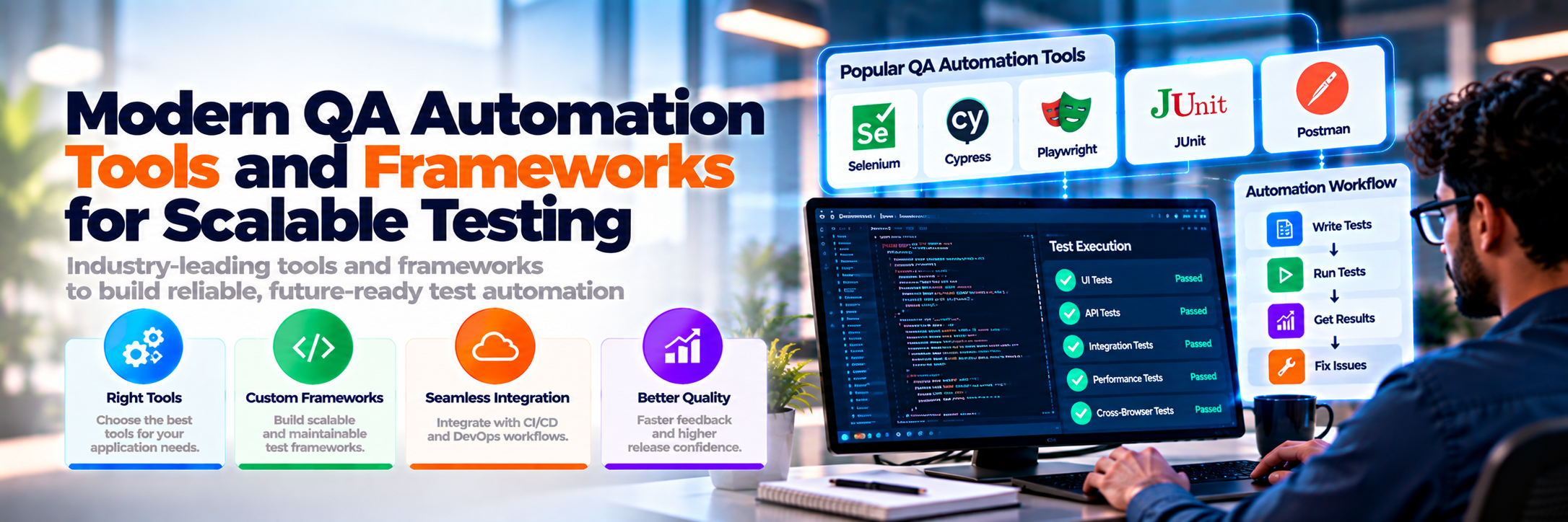 QA automation tools that define professional testing in 2025