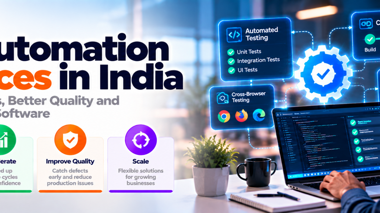 QA automation services in India — Ahom Technologies