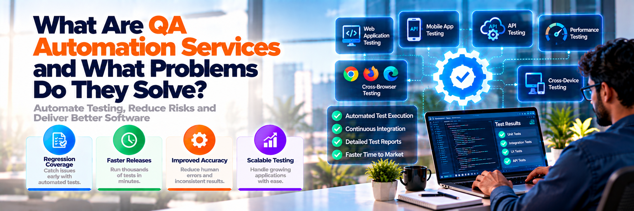 What QA automation services are and what problems they solve
